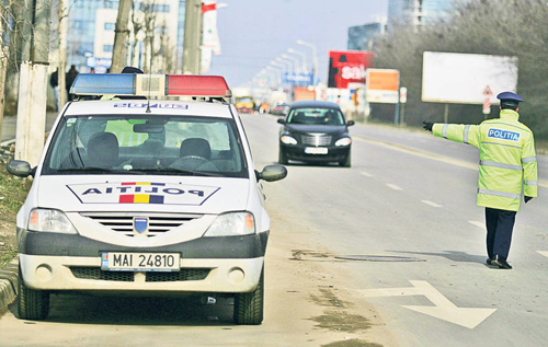 masina politie oprire sofer