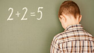 56703969 - boy incorrectly decisive simple mathematical example