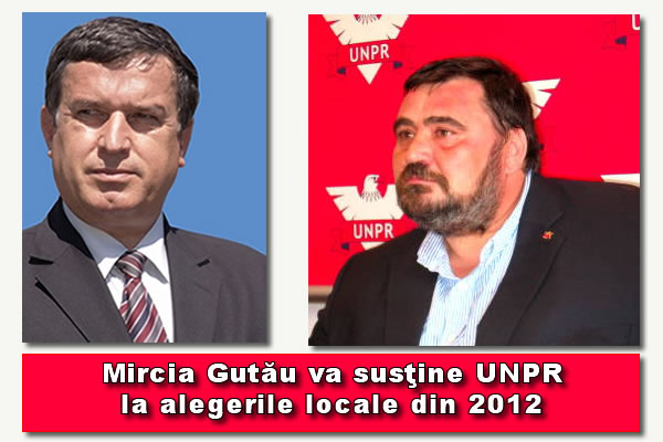 Mircia Gutău va susţine UNPR la alegerile locale din 2012