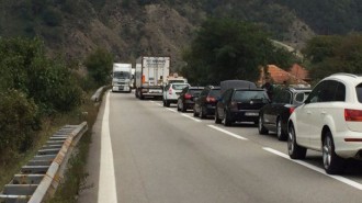 trafic blocat Valea Oltului